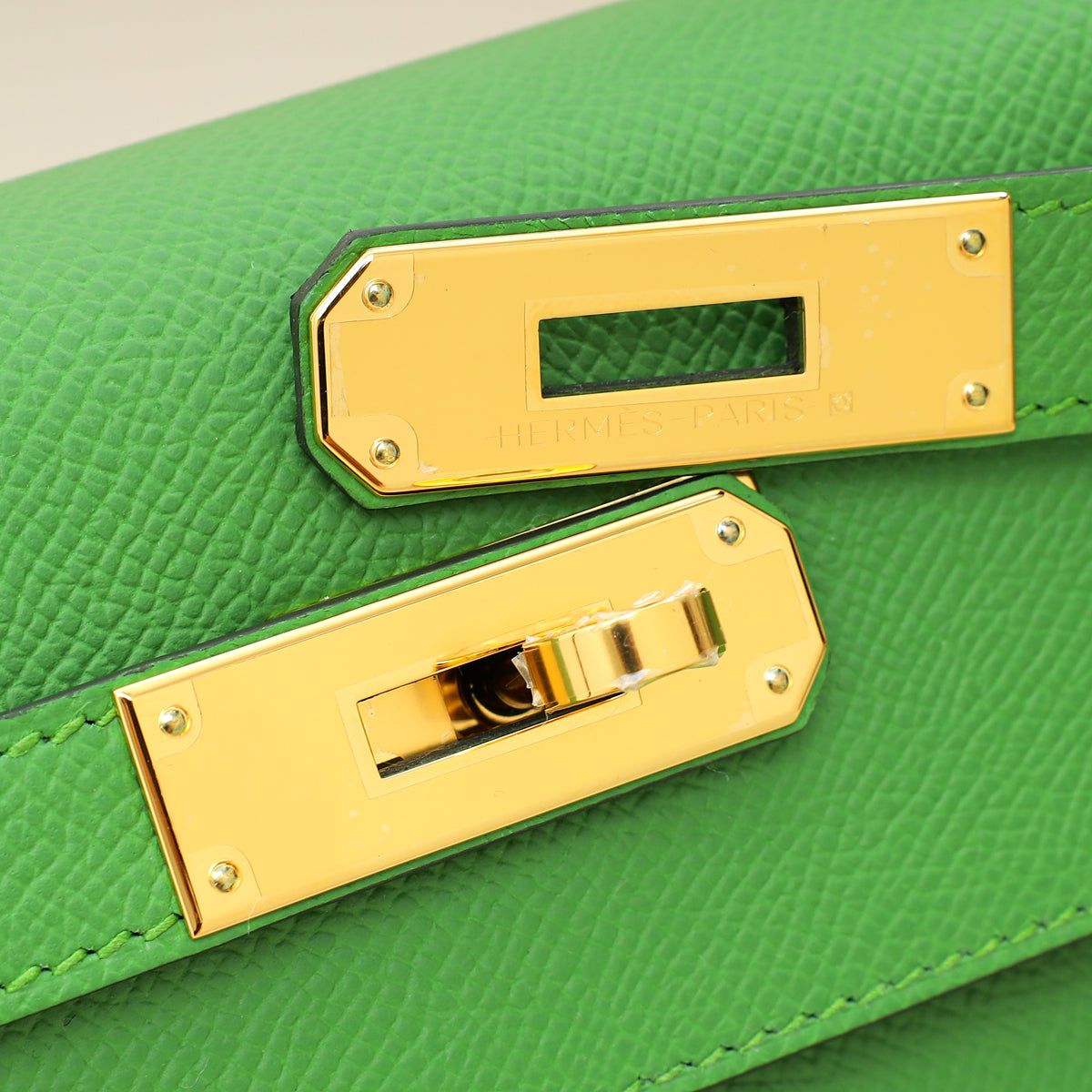 Hermes Vert Yucca Kelly 28 Sellier Bag