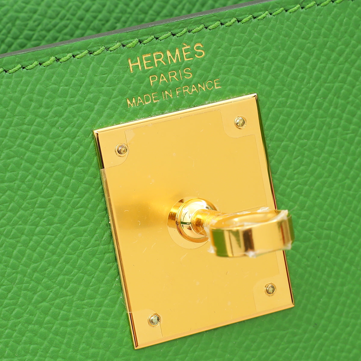 Hermes Vert Yucca Kelly 28 Sellier Bag