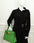 Hermes Vert Yucca Kelly 28 Sellier Bag