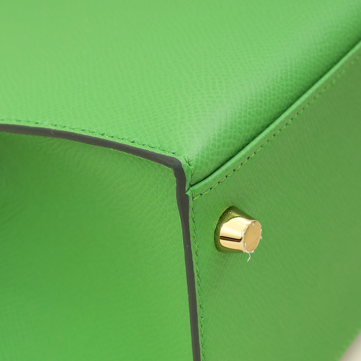 Hermes Vert Yucca Kelly 28 Sellier Bag