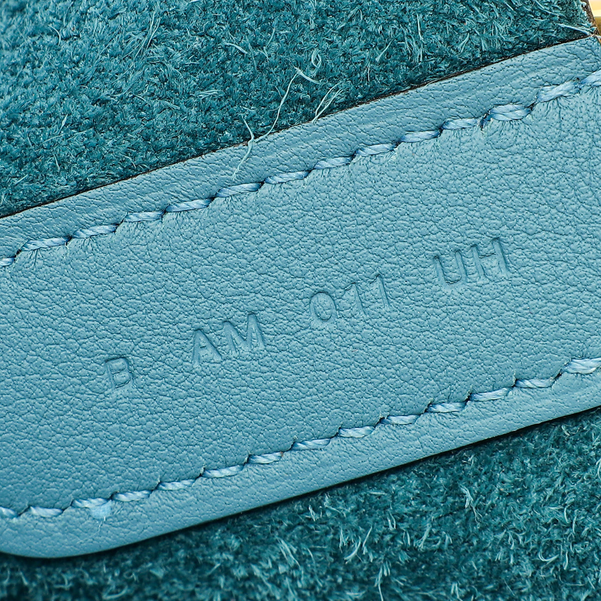Hermes Blue Jean Stitch In-The-Loop 18 Bag