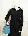 Hermes Blue Jean Stitch In-The-Loop 18 Bag