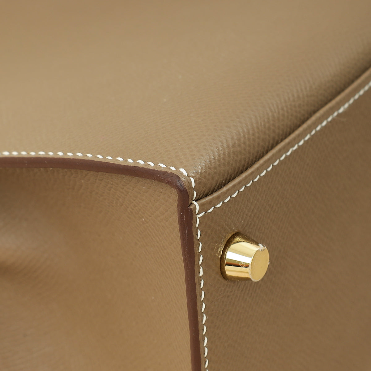 Hermes Etoupe Sellier Kelly 28 Bag