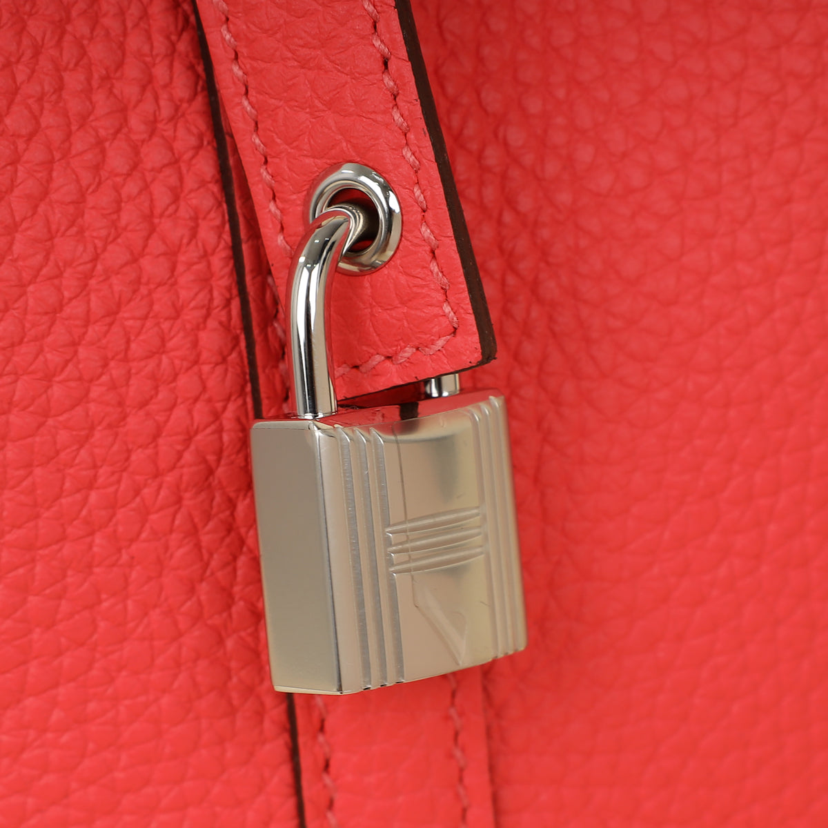 Hermes Rose Texas Picotin Lock 18 Bag