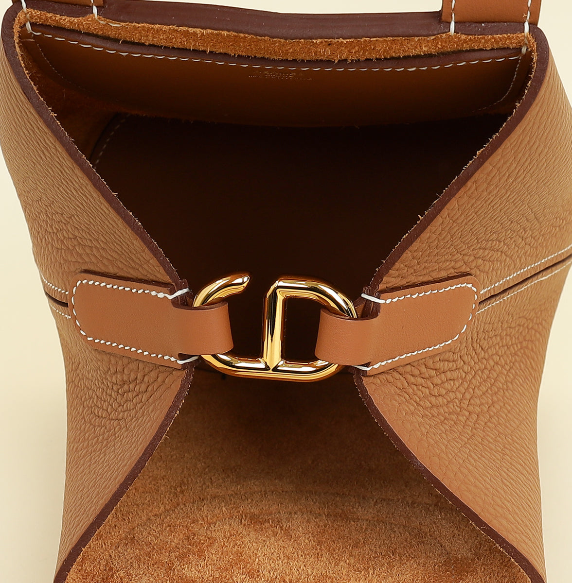 Hermes Gold In The Loop 18 Bag