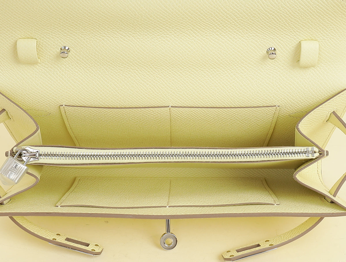 Hermes Jaune Milton Kelly Classic To Go Wallet