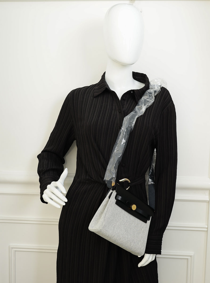 Hermes Bicolor Herbag Zip 20 Bag