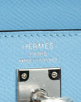 Hermes Bleu Celeste Kelly 25 Sellier Bag