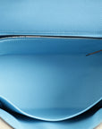 Hermes Bleu Celeste Kelly 25 Sellier Bag