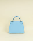 Hermes Bleu Celeste Kelly 25 Sellier Bag