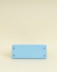 Hermes Bleu Celeste Kelly 25 Sellier Bag