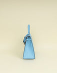 Hermes Bleu Celeste Kelly 25 Sellier Bag