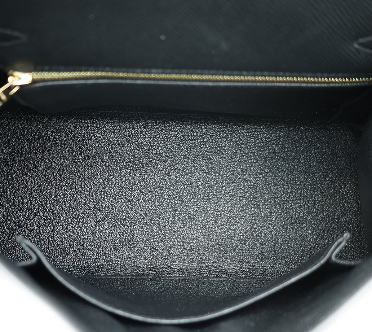 Hermes Noir Sellier Kelly 25 Bag