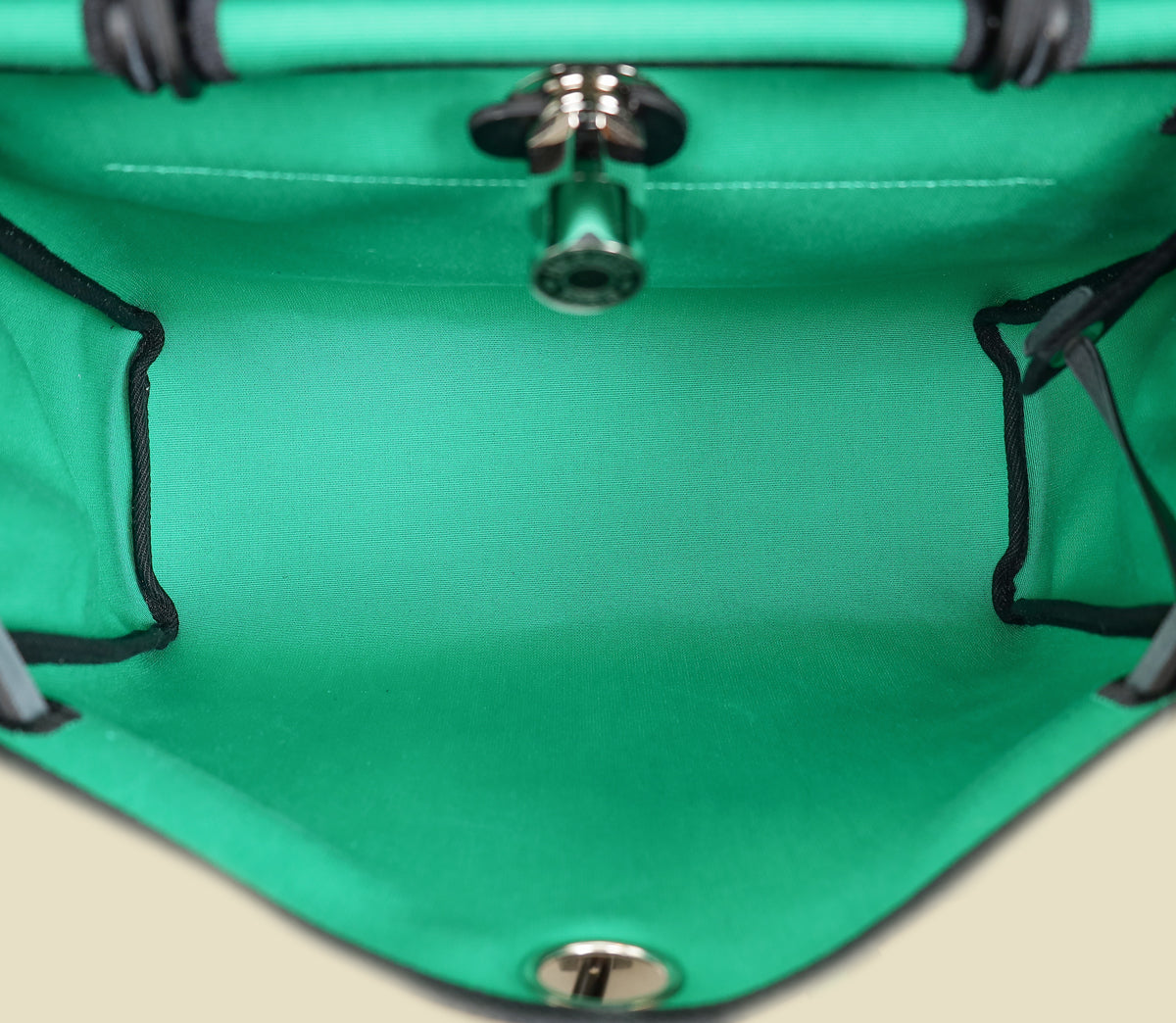 Hermes Bicolor Herbag Zip 31 Laque Bag