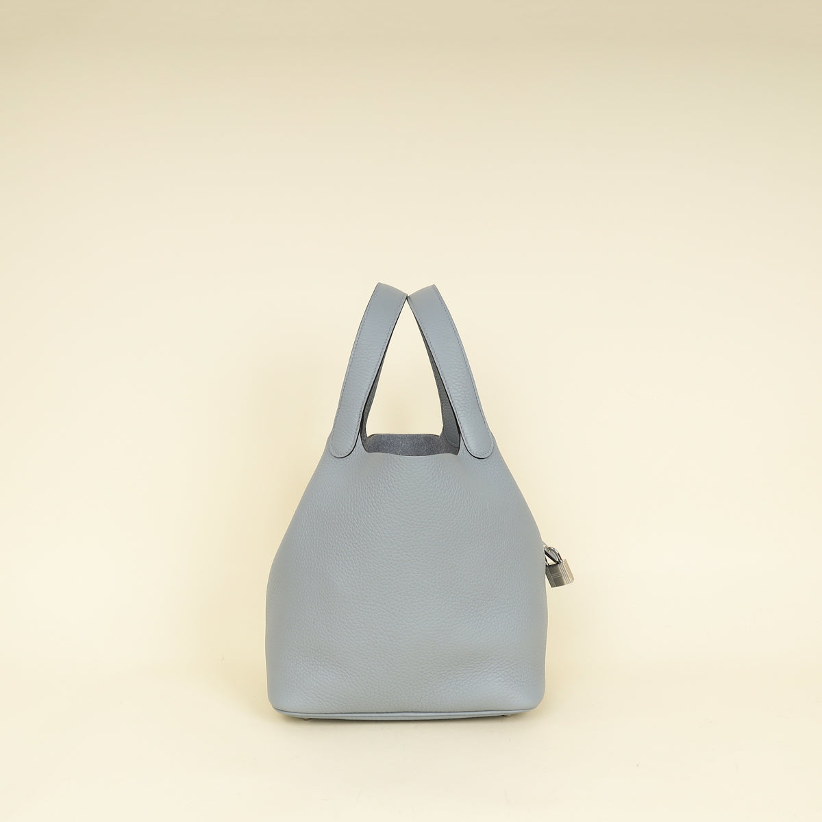 Hermes Gris Pantin Picotin Lock 22 Bag