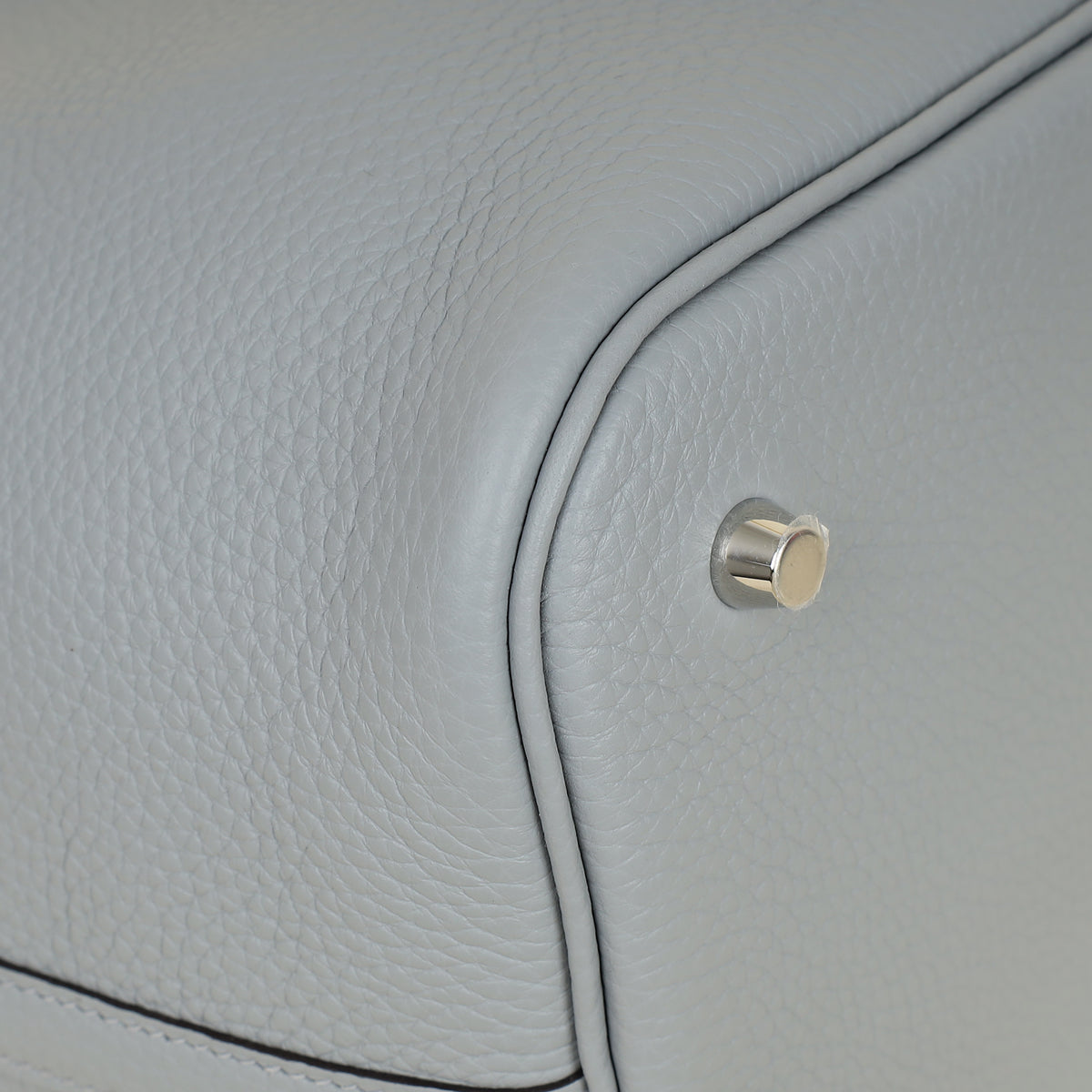 Hermes Gris Pantin Picotin Lock 22 Bag