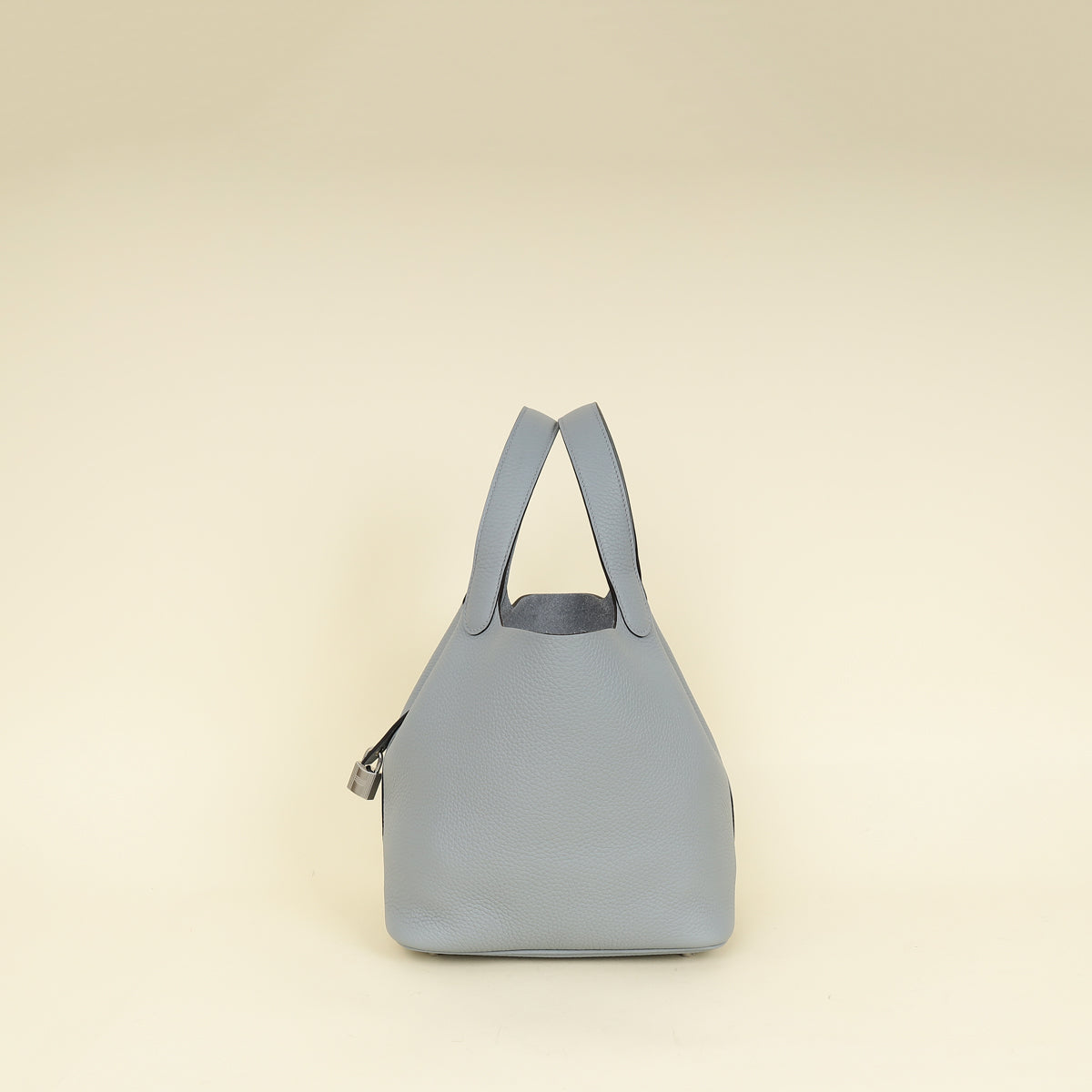 Hermes Gris Pantin Picotin Lock 22 Bag