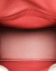 Hermes Rouge H Lindy 26 Bag