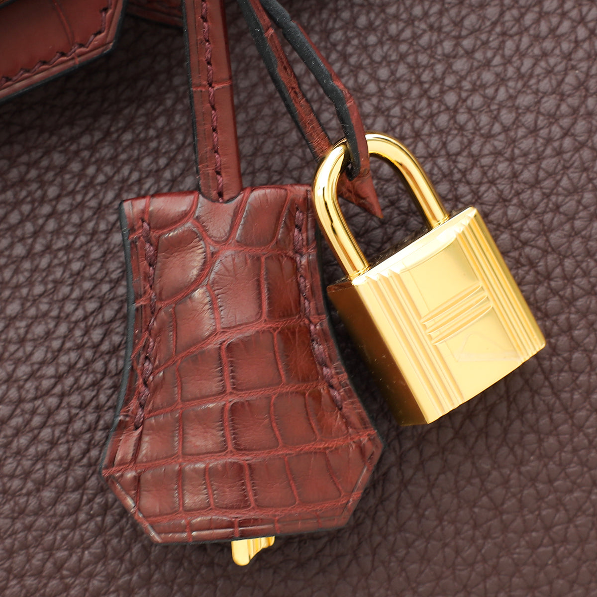 Hermes Bicolor Matte Alligator Birkin 25 Touch Bag