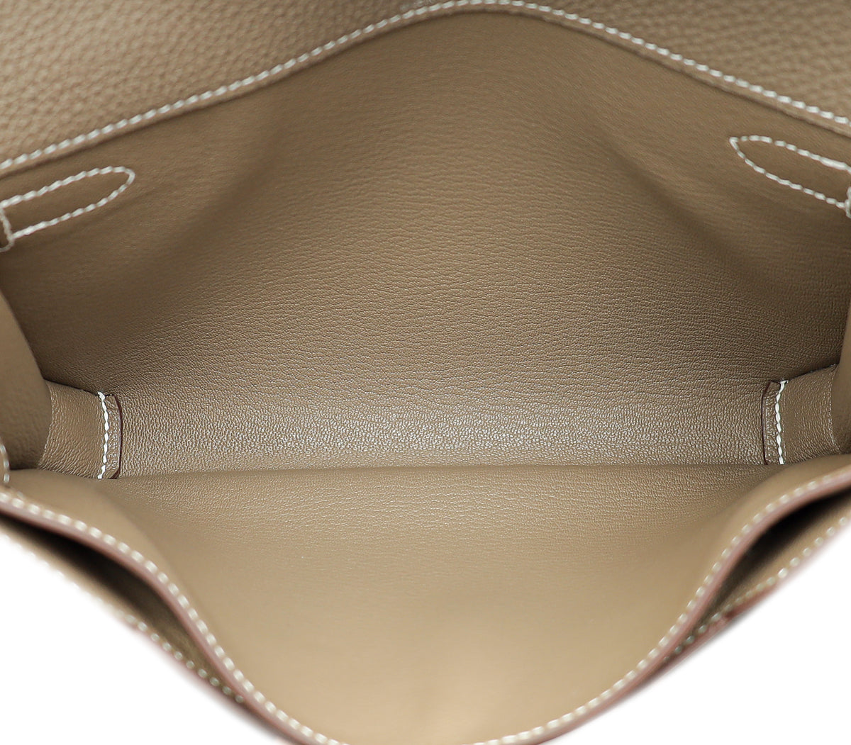 Hermes Etoupe Kelly Depeches 25 Pouch