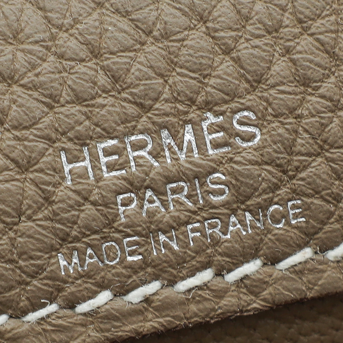 Hermes Etoupe Kelly Depeches 25 Pouch