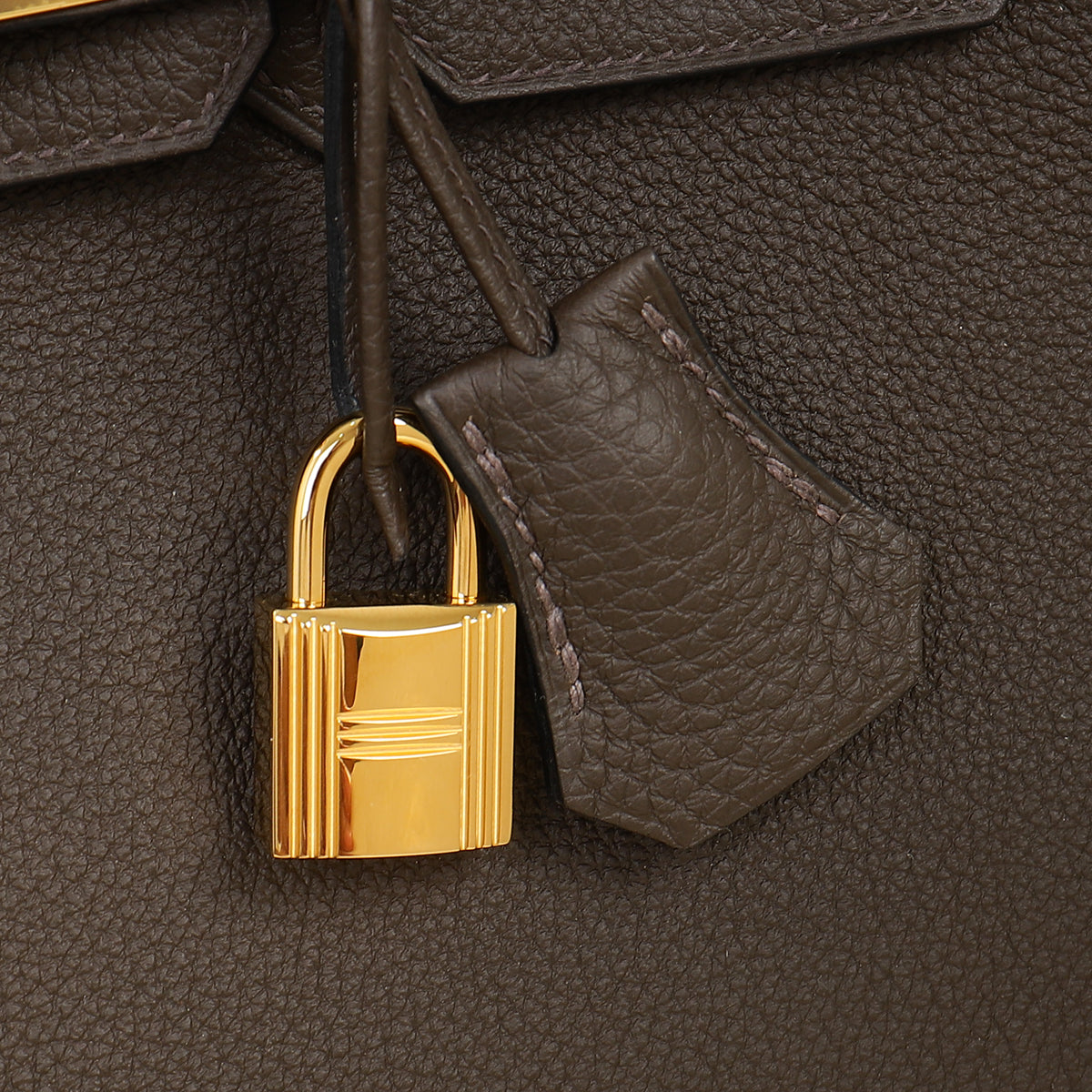 Hermes Ecorce Togo Retourne Birkin 25 Bag