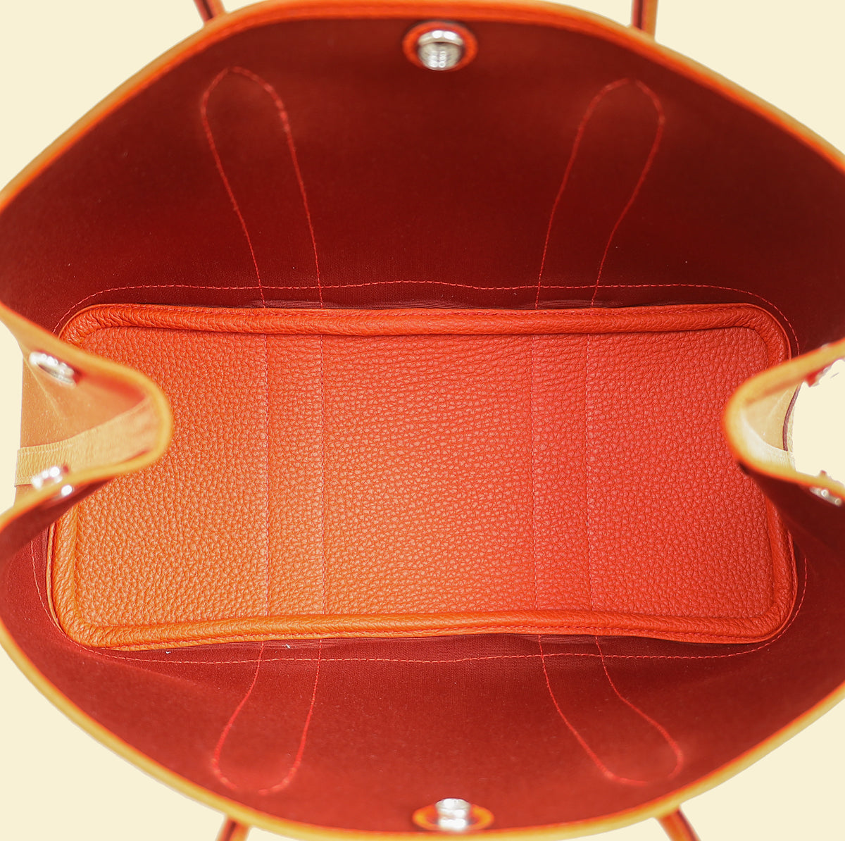 Hermes Bicolor Verso Garden Party 30 Bag