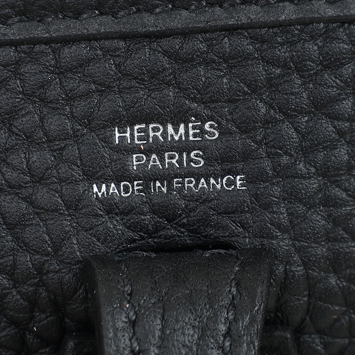 Hermes Noir Evelyne TPM Bag