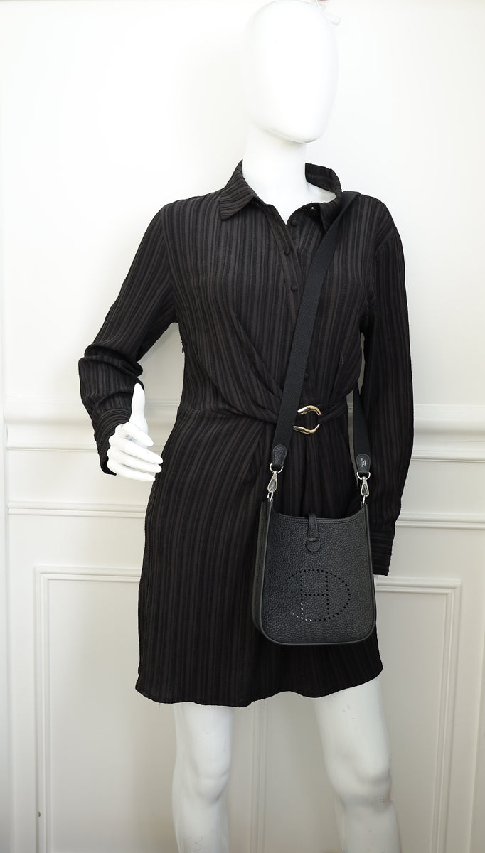 Hermes Noir Evelyne TPM Bag