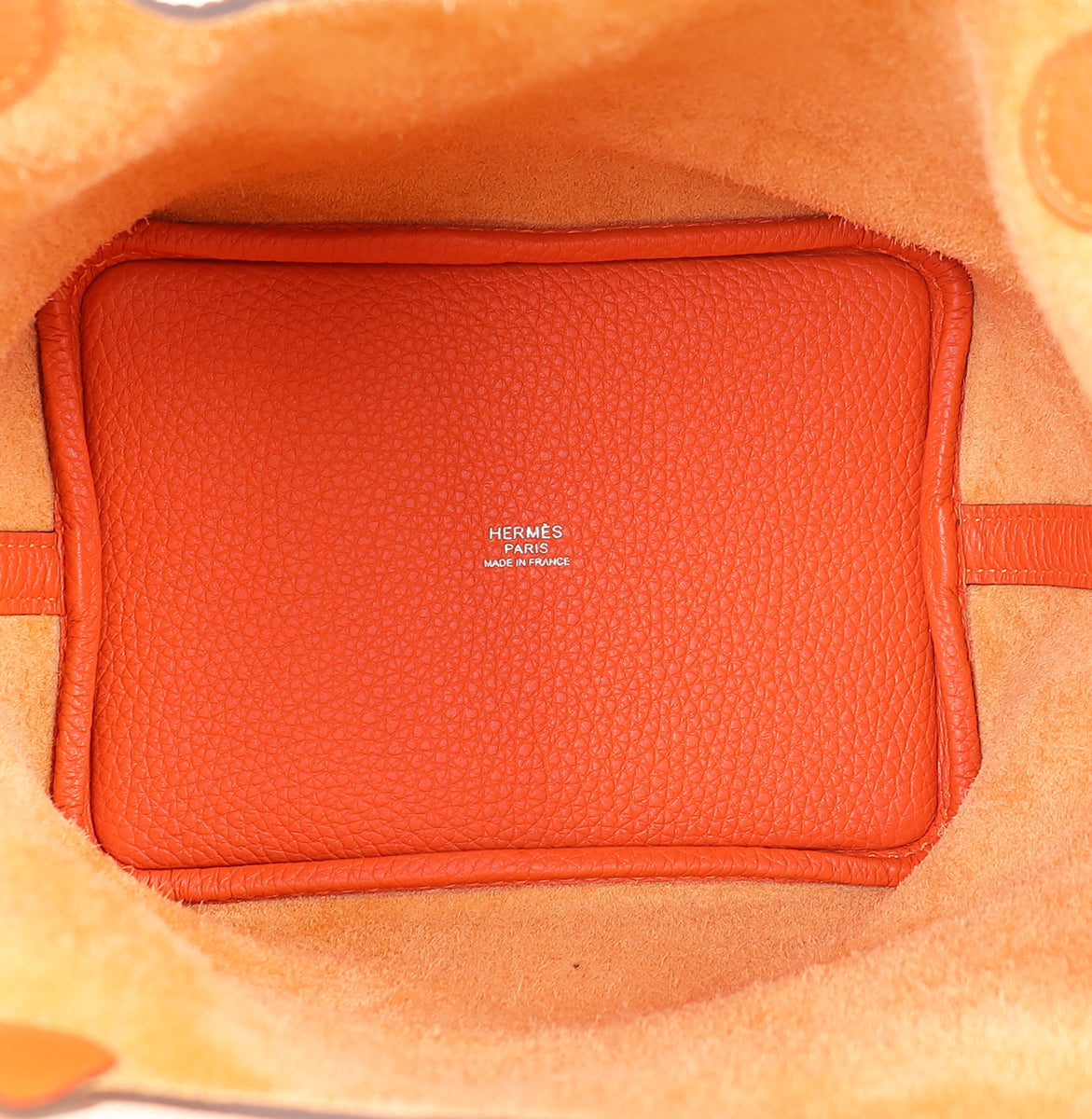 Hermes Orange Poppy Picotin Lock 18 Bag