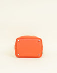 Hermes Orange Poppy Picotin Lock 18 Bag