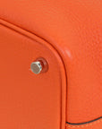 Hermes Orange Poppy Picotin Lock 18 Bag
