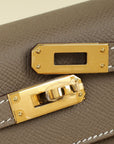 Hermes Etoupe Kelly Sellier 25 Bag