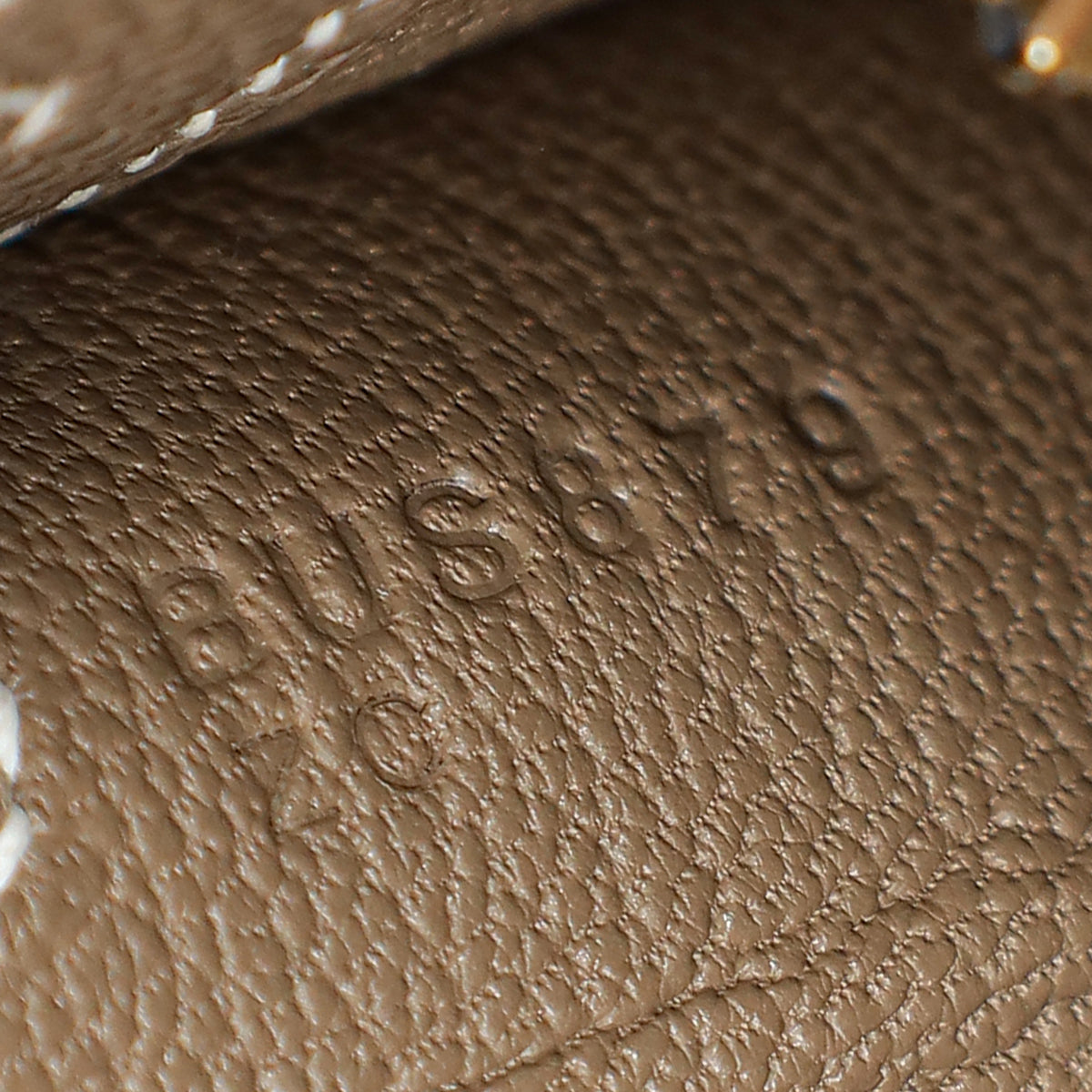 Hermes Etoupe Kelly Sellier 25 Bag