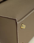 Hermes Etoupe Kelly Sellier 25 Bag