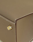 Hermes Etoupe Kelly Sellier 25 Bag