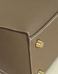 Hermes Etoupe Kelly Sellier 25 Bag
