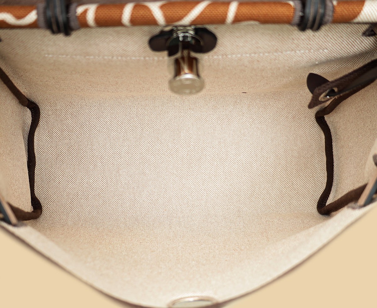 Hermes Multicolor Herbag Zip 31 Retourne H PlumeCC Maillons &amp; Co bag