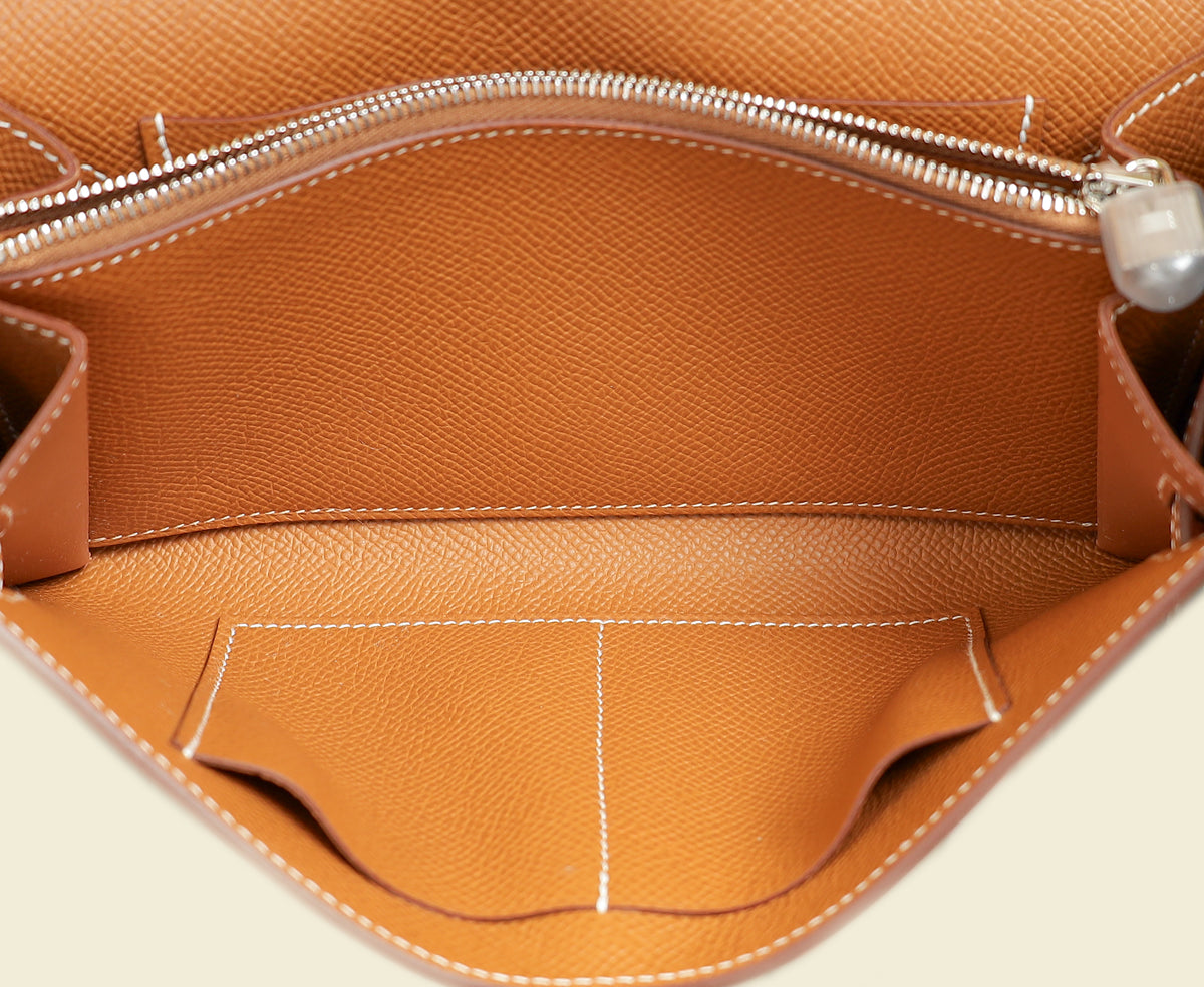 Hermes Gold Kelly To Go Wallet