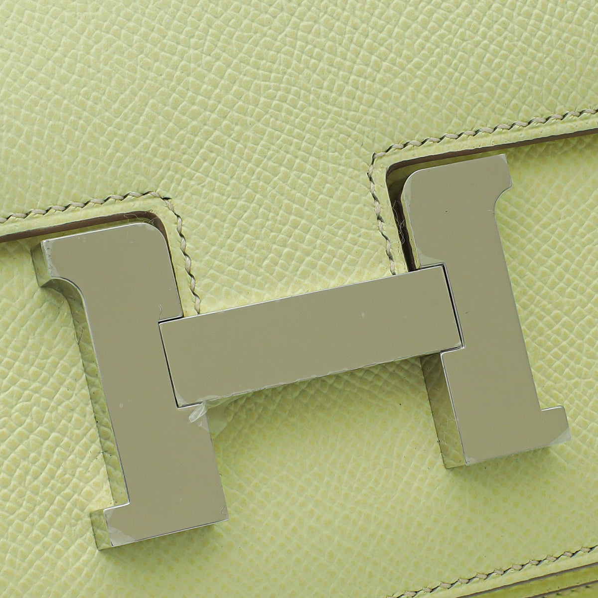 Hermes Jaune Milton Constance III 18 Re-Edition Mini Bag