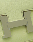 Hermes Jaune Milton Constance III 18 Re-Edition Mini Bag