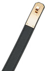 Hermes Noir Kelly 18 Belt