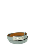 Hermes Bleu Glacier Kelly 18mm Belt