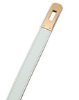 HERMES Blanc Kelly 18 Belt