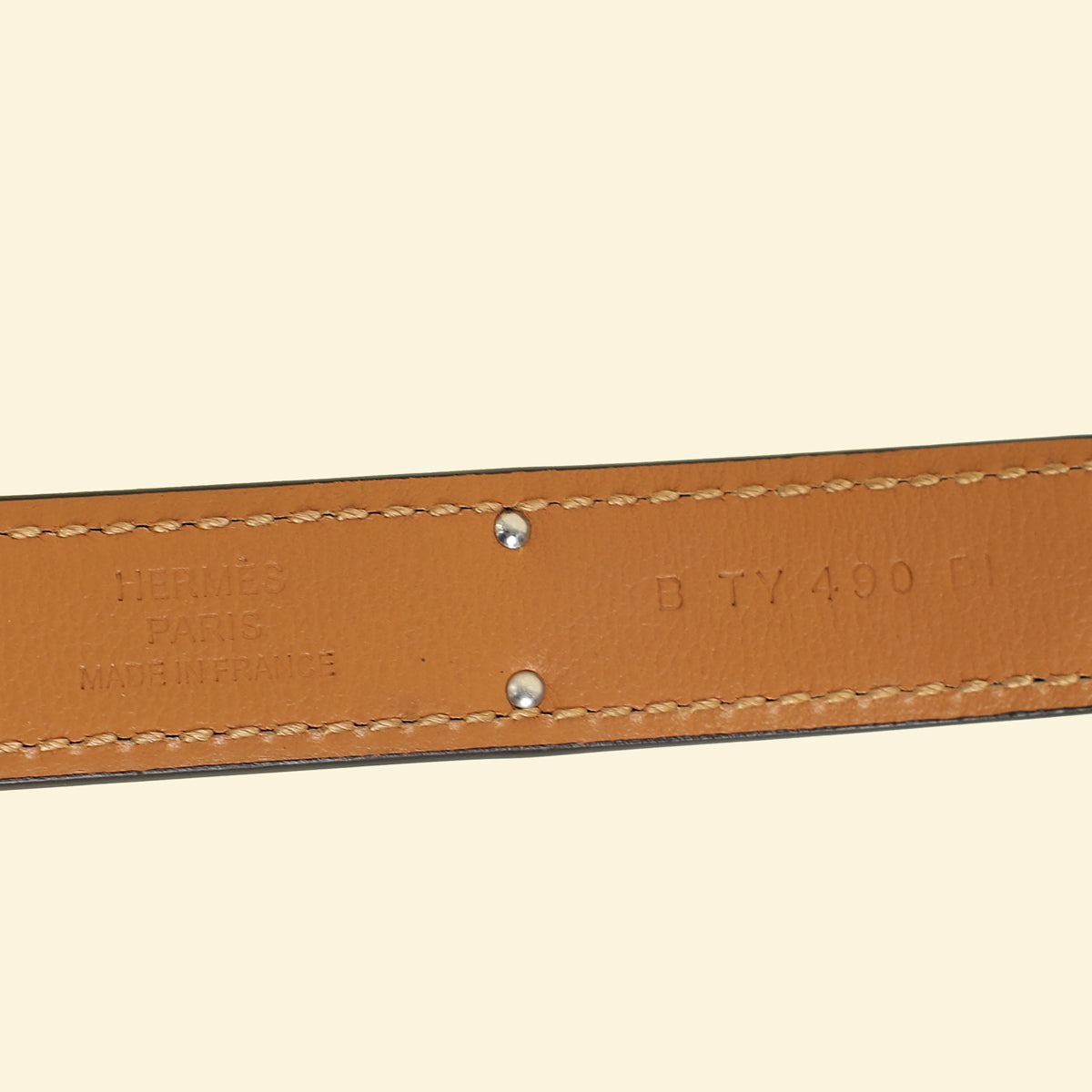 Hermes Bleu Indigo Kelly 18 Belt