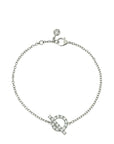 Hermes 18K White Gold Diamond Finesse Bracelet