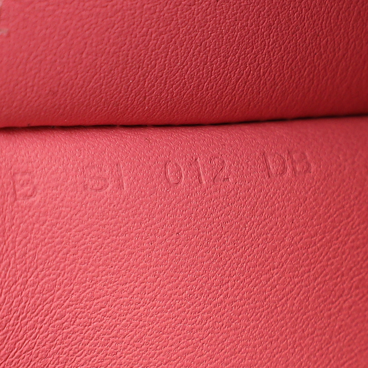 Hermes Rose Azalee Zipengo Chaine D&#39;Ancre GM Pouch