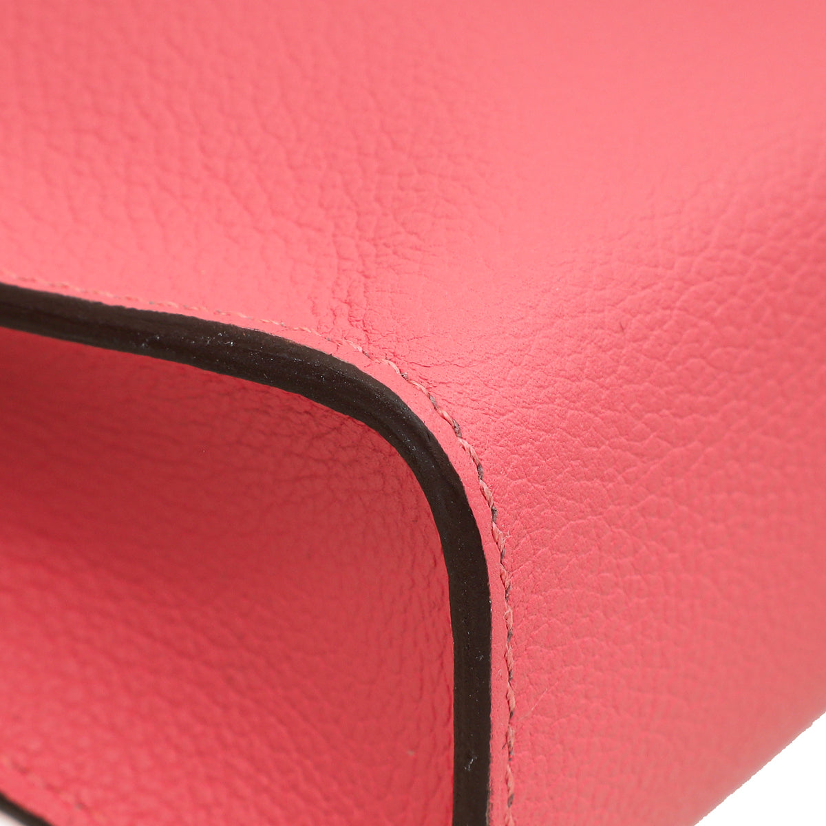 Hermes Rose Azalee Zipengo Chaine D&#39;Ancre GM Pouch