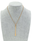 Hermes 18K Rose Gold Clou de Forge Pendant Necklace