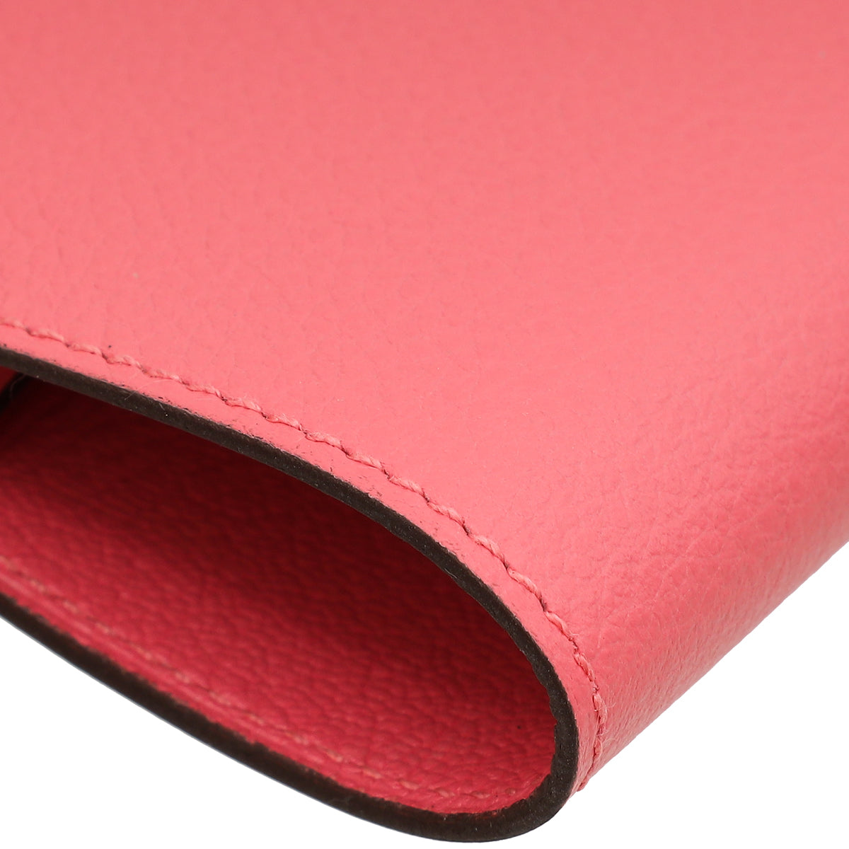 Hermes Rose Azalée Evercolor R.M.S Passport Holder